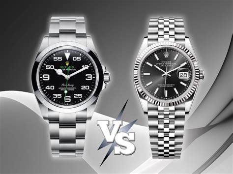 rolex air king vs datejust